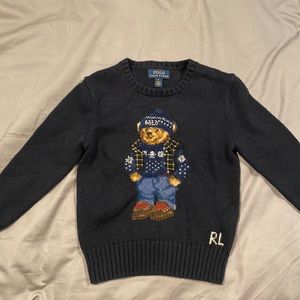 Polo Ralph Lauren navy bear sweater